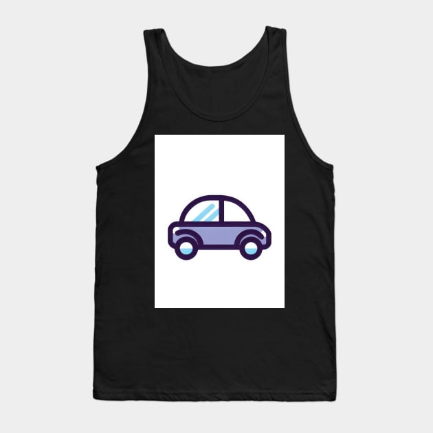 Car with Neon Painted Tank Top by teamlancerbd